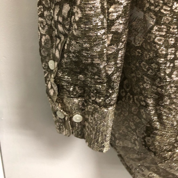 Gold Equipment Leopard Blouse - Picture 6 of 14